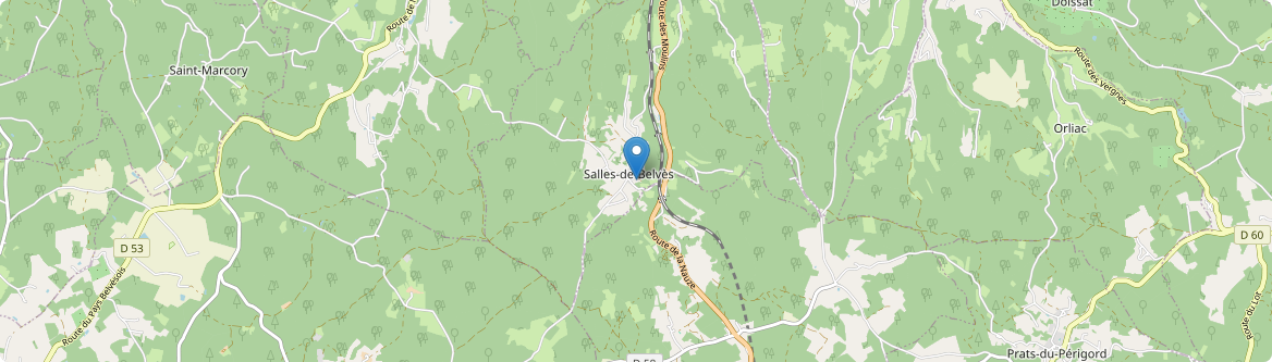 Salles-de-Belvès - Carte