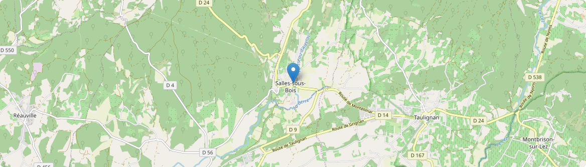 Salles-sous-Bois - Carte