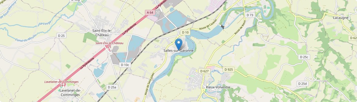 Salles-sur-Garonne - Carte