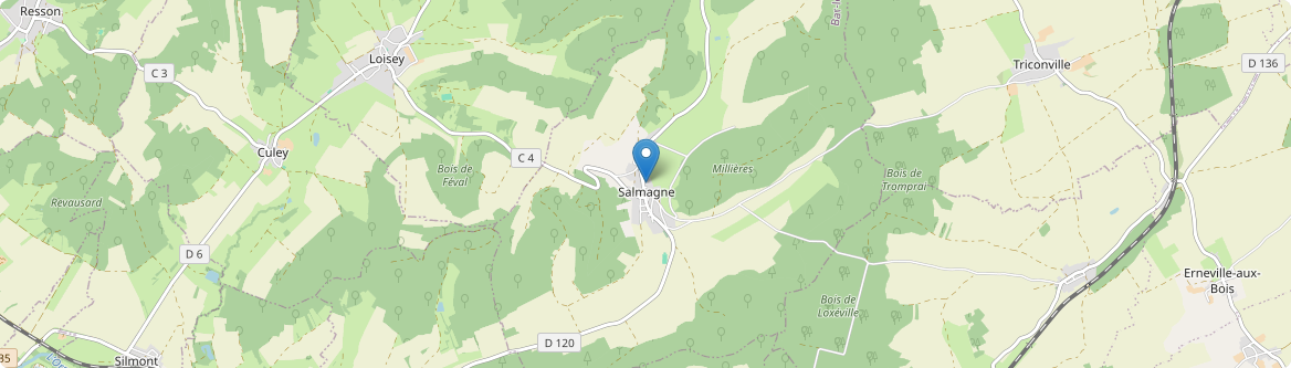 Salmagne - Carte