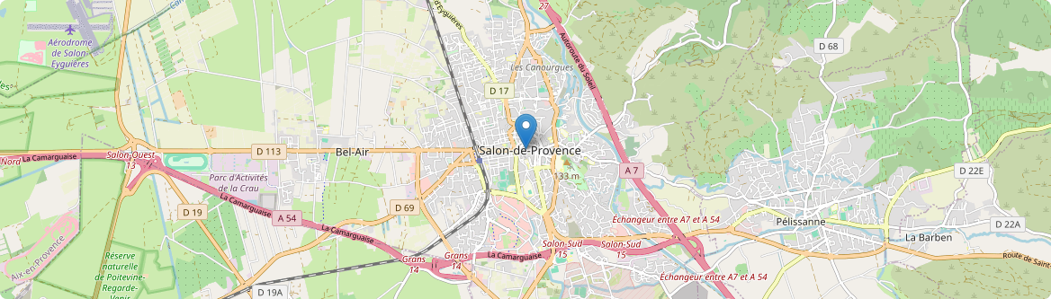 Salon-de-Provence - Carte