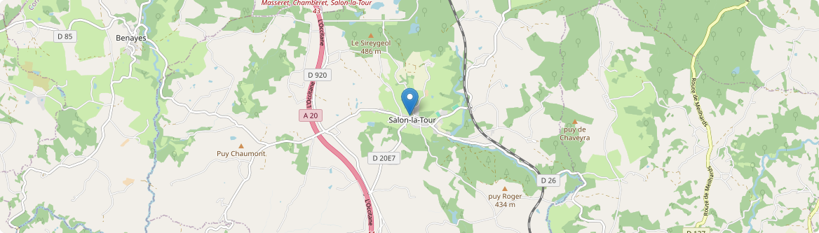 Salon-la-Tour - Carte