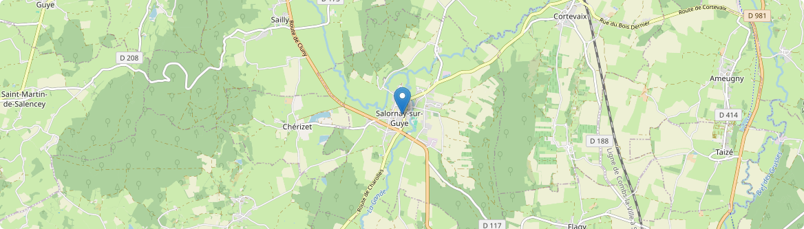 Salornay-sur-Guye - Carte
