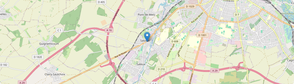 Salouël - Carte