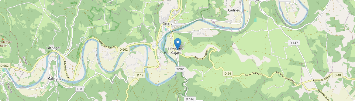 Salvagnac-Cajarc - Carte