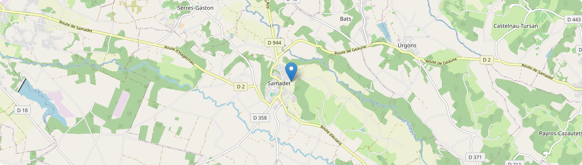 Samadet - Carte