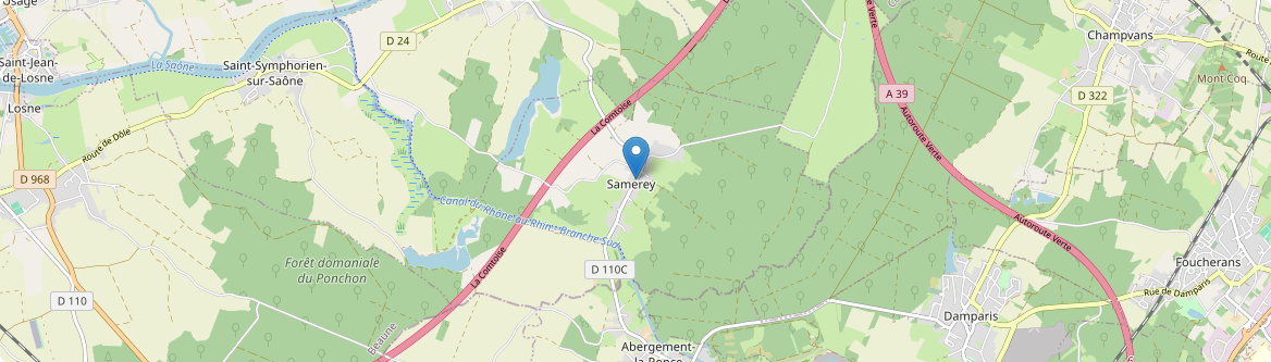 Samerey - Carte