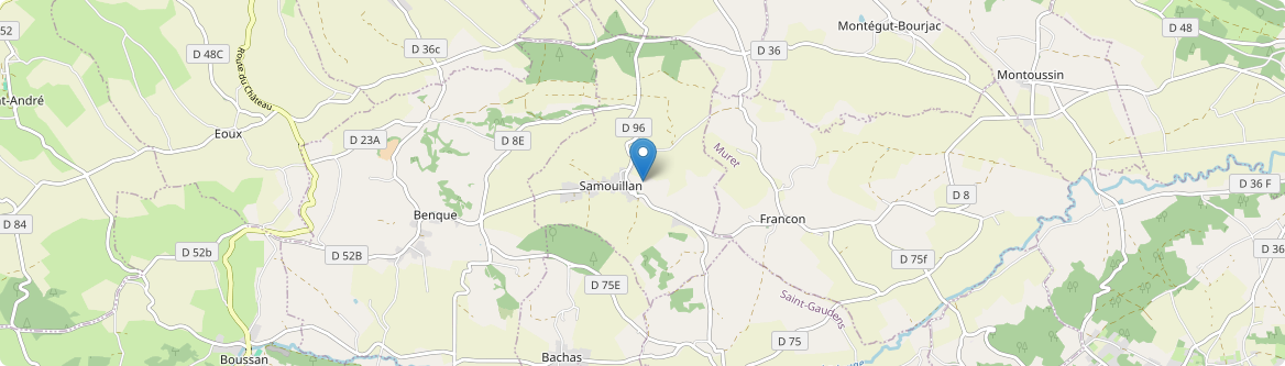 Samouillan - Carte
