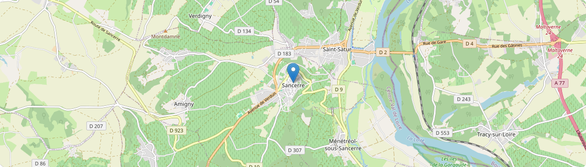 Sancerre - Carte
