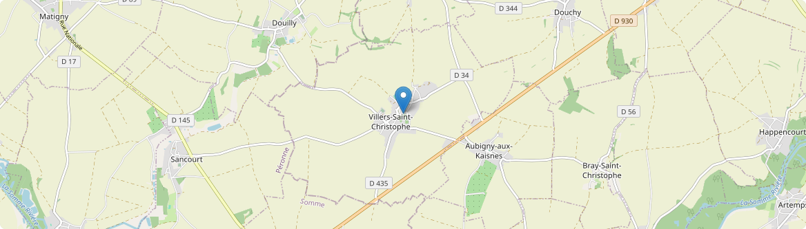 Sancourt - Carte
