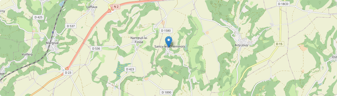 Sancy-les-Cheminots - Carte