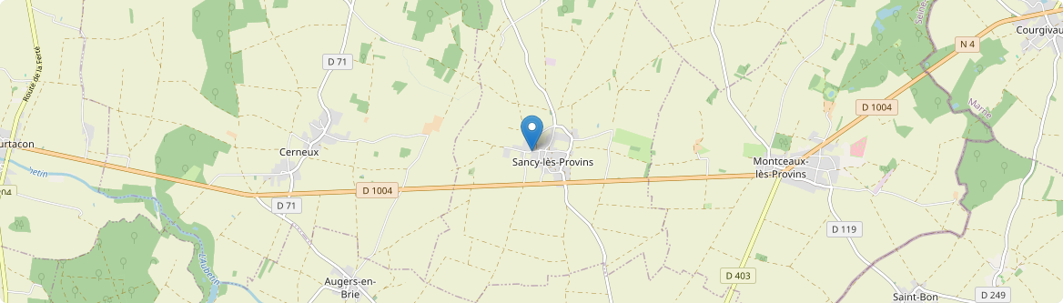 Sancy-lès-Provins - Carte