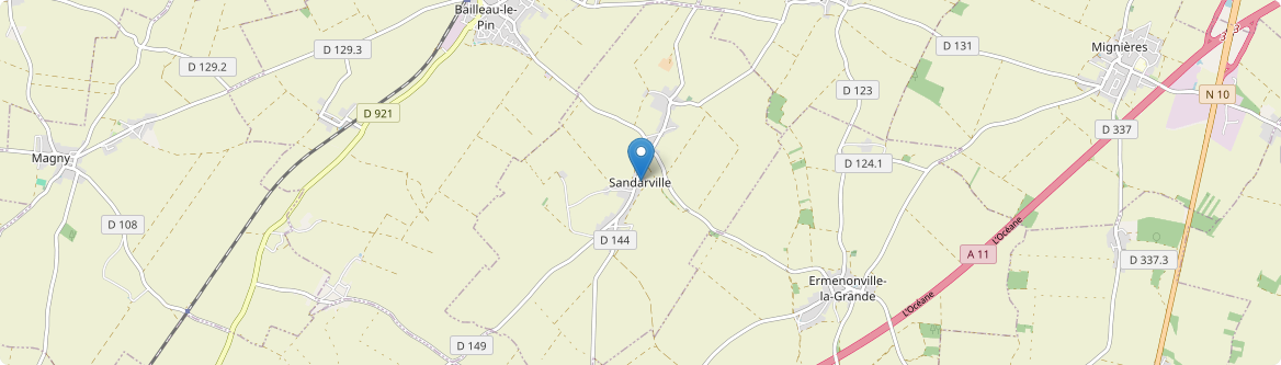 Sandarville - Carte
