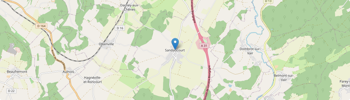 Sandaucourt - Carte