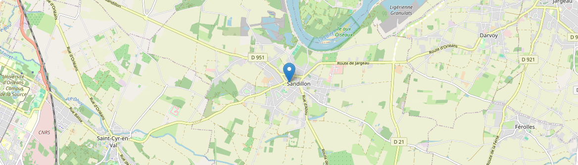 Sandillon - Carte