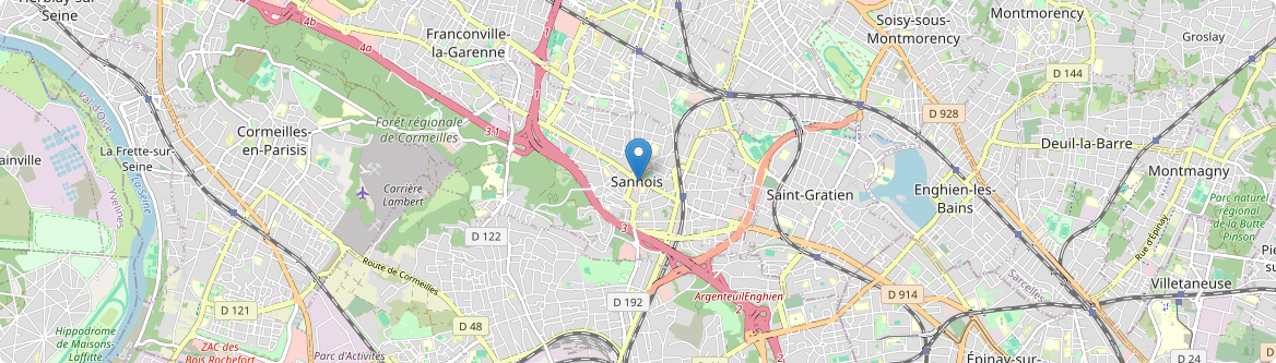 Sannois - Carte