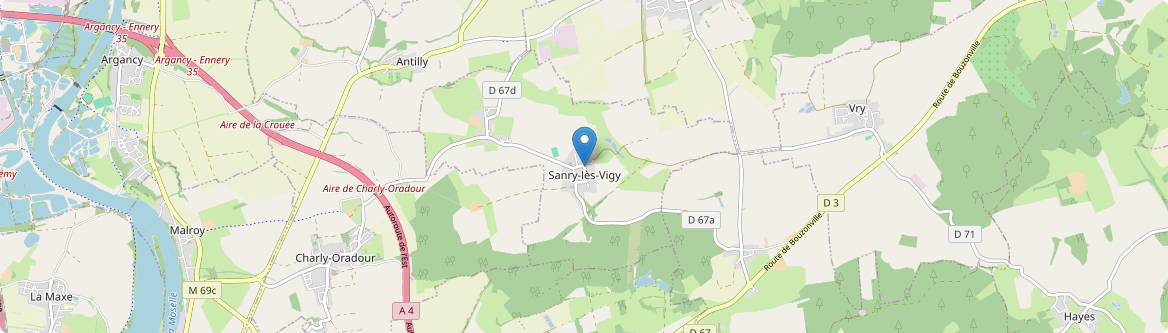 Sanry-lès-Vigy - Carte