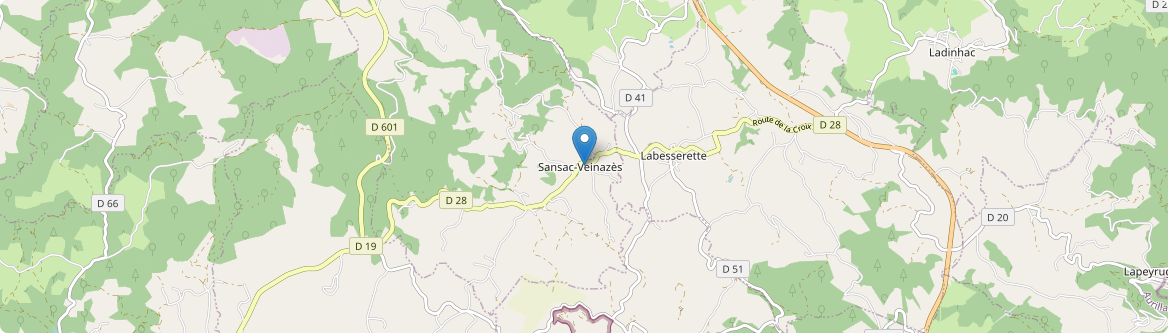 Sansac-Veinazès - Carte