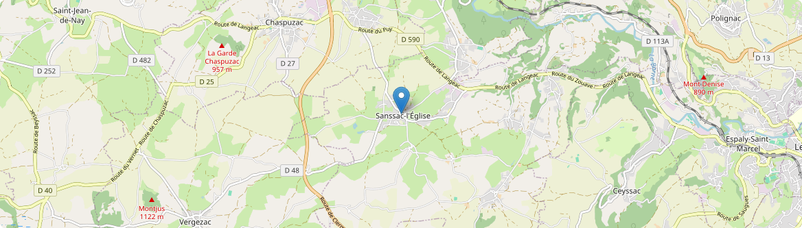 Sanssac-l'Église - Carte