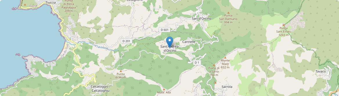 Sant'Andréa-d'Orcino - Carte