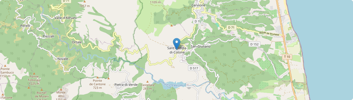 Sant'Andréa-di-Cotone - Carte