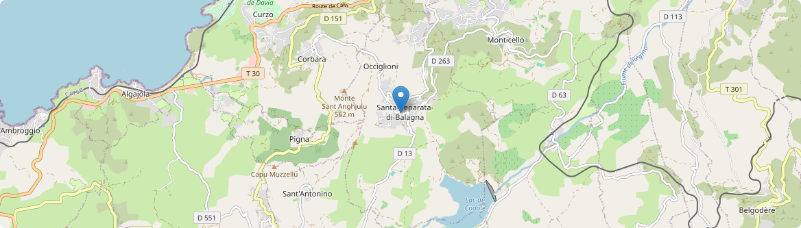 Santa-Reparata-di-Balagna - Carte