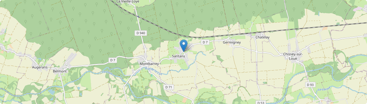 Santans - Carte
