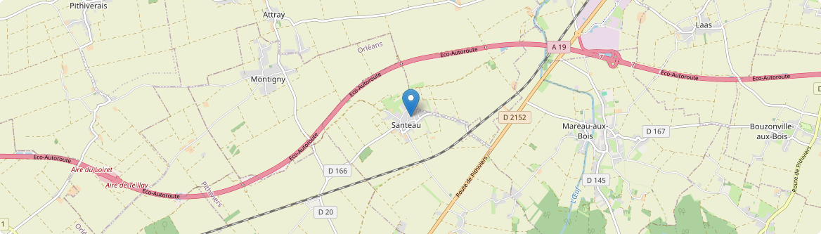 Santeau - Carte