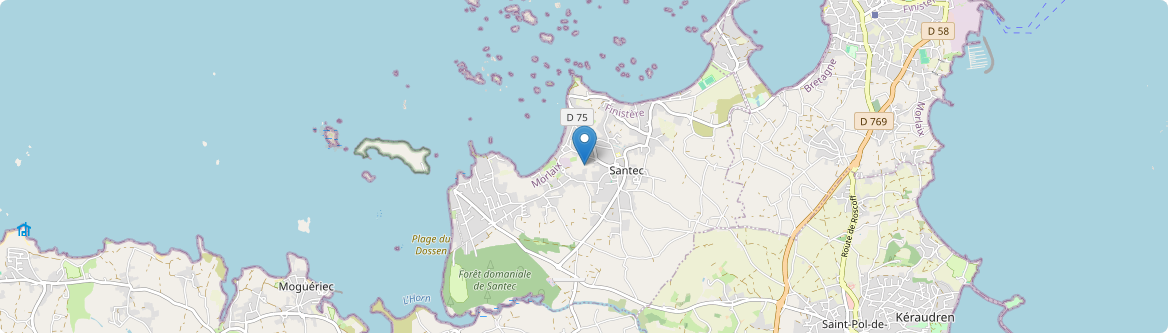 Santec - Carte