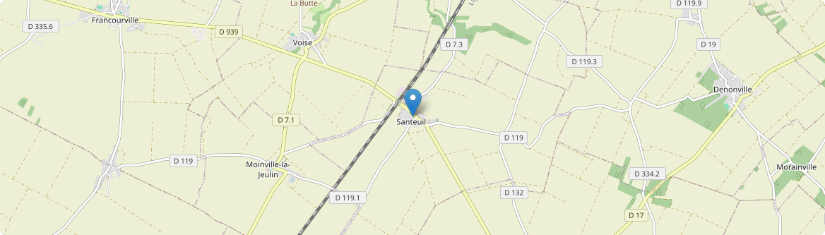 Santeuil - Carte