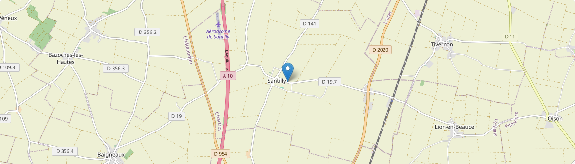 Santilly - Carte