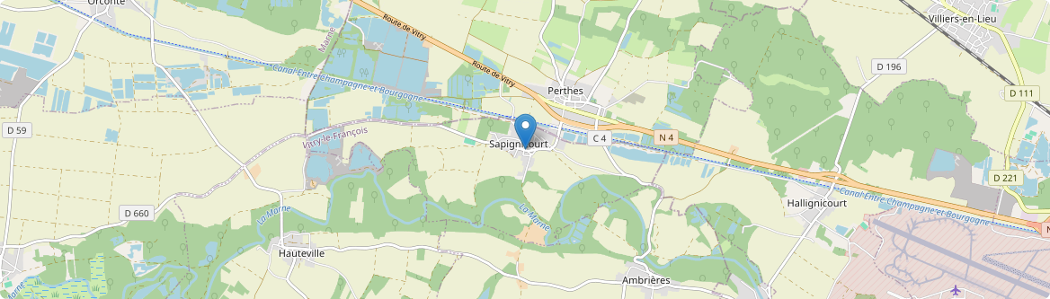Sapignicourt - Carte