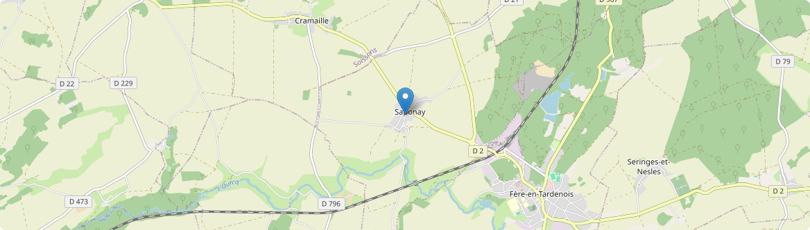 Saponay - Carte
