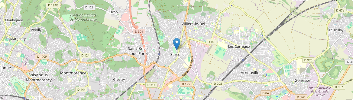 Sarcelles - Carte