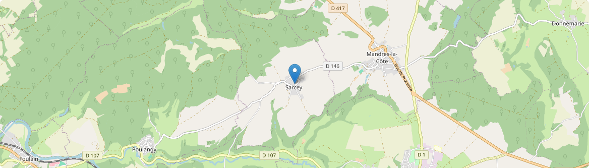 Sarcey - Carte
