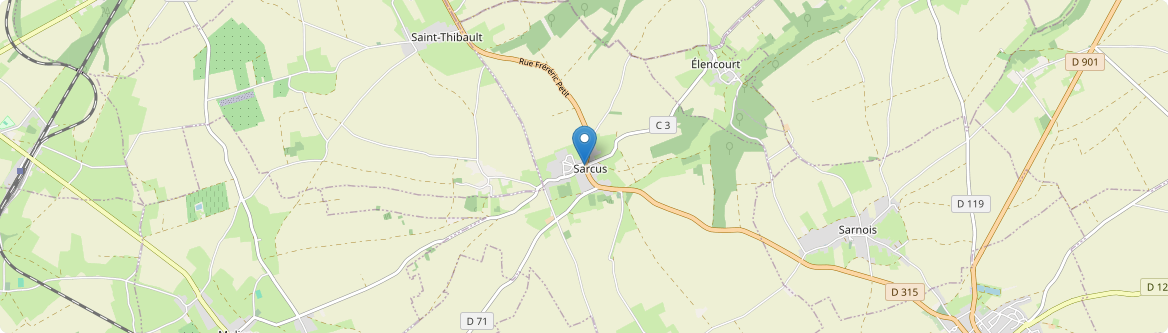 Sarcus - Carte