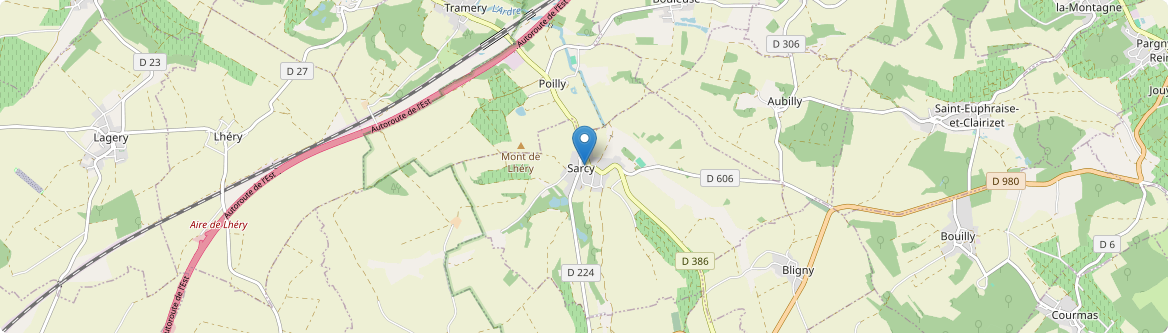 Sarcy - Carte