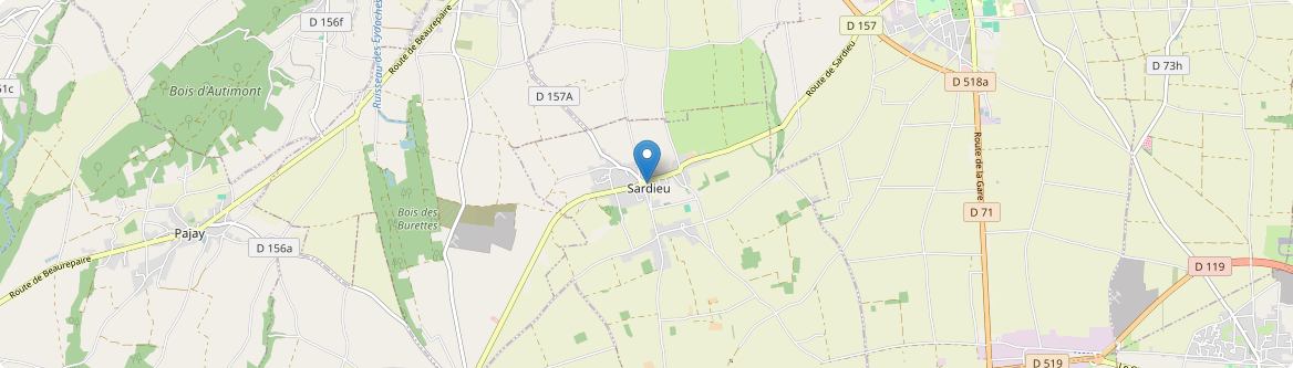 Sardieu - Carte