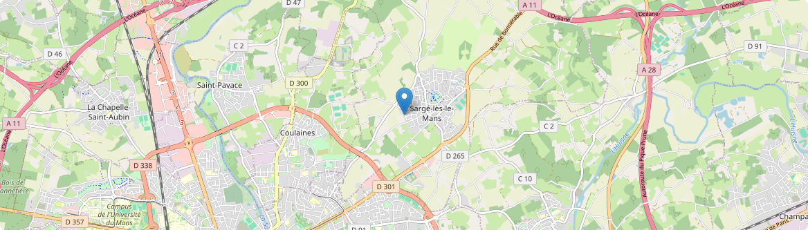 Sargé-lès-le-Mans - Carte