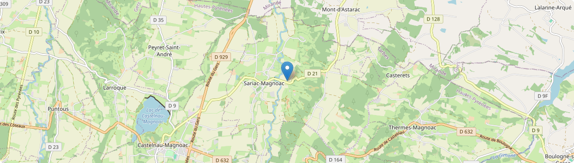 Sariac-Magnoac - Carte
