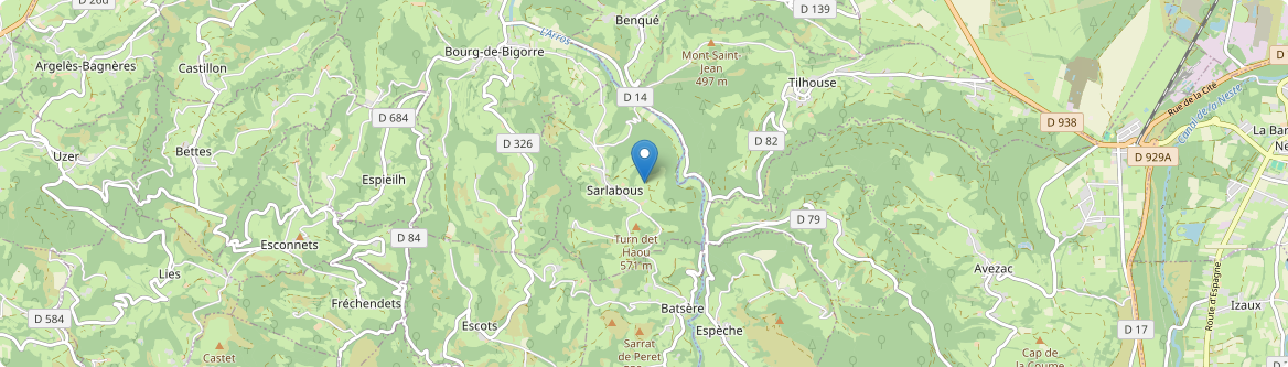 Sarlabous - Carte