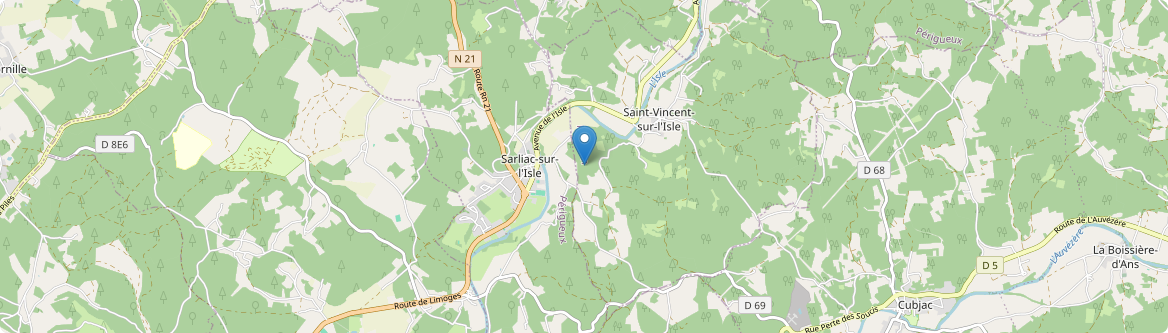 Sarliac-sur-l'Isle - Carte
