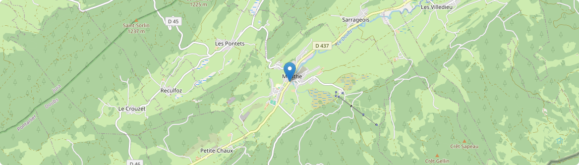 Sarrageois - Carte