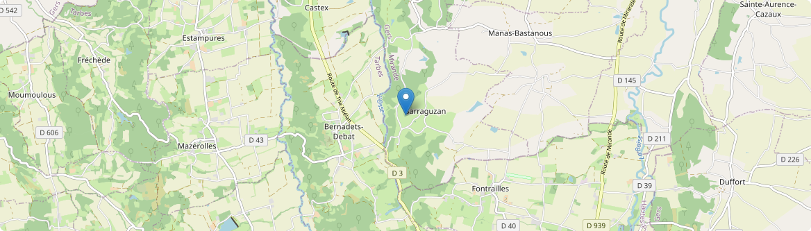 Sarraguzan - Carte