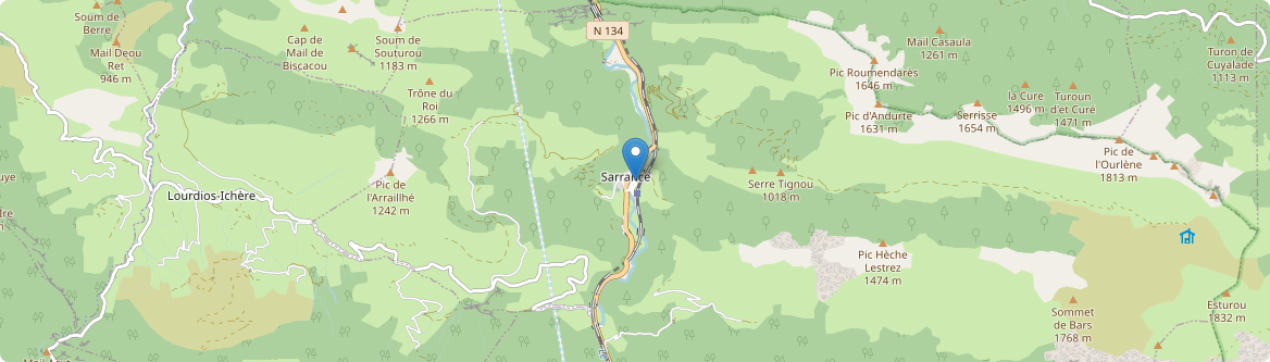 Sarrance - Carte