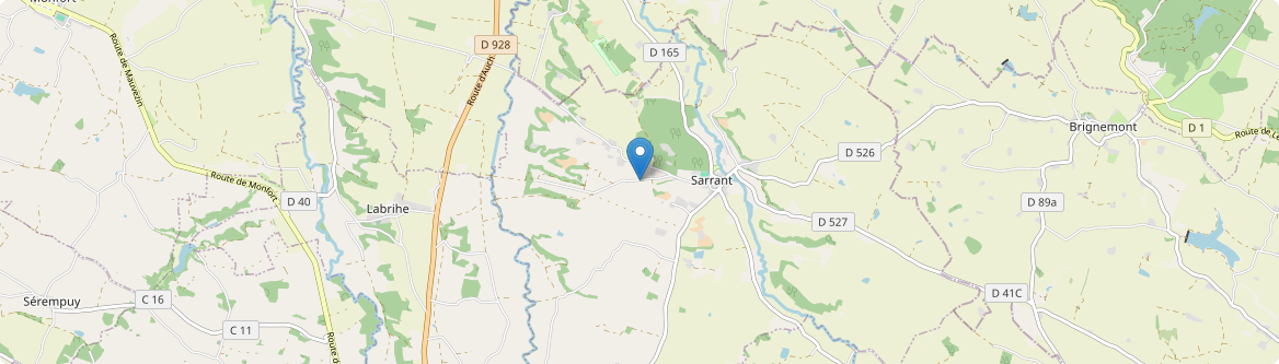 Sarrant - Carte