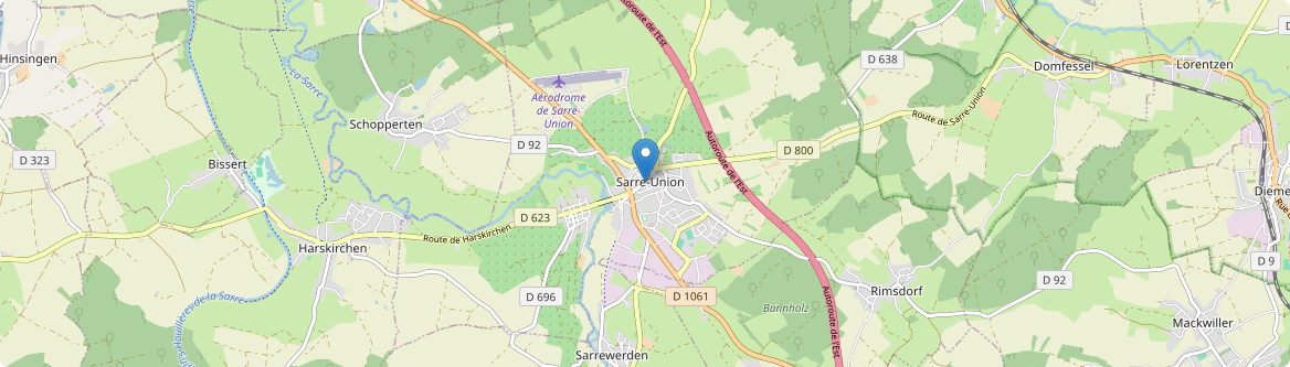 Sarre-Union - Carte
