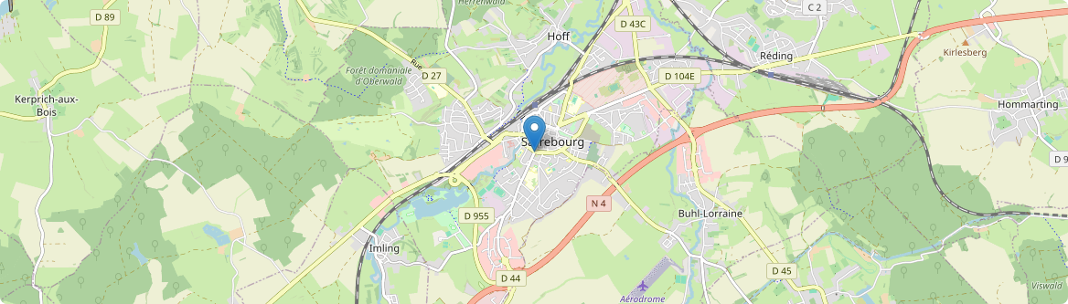 Sarrebourg - Carte
