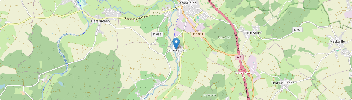 Sarrewerden - Carte