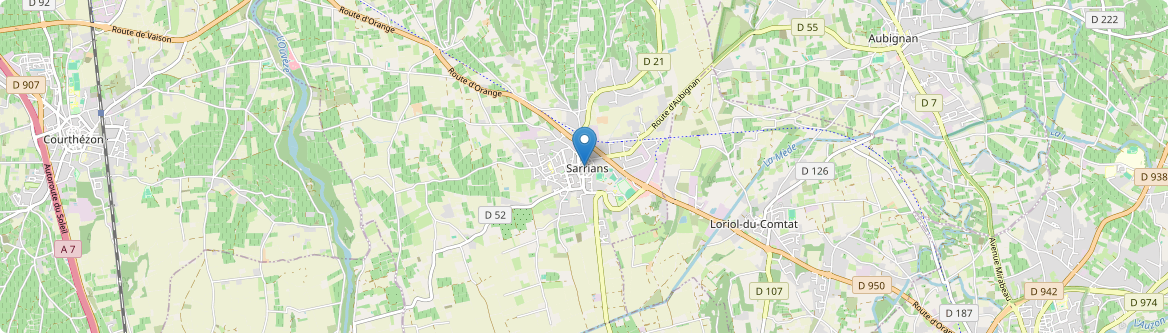 Sarrians - Carte